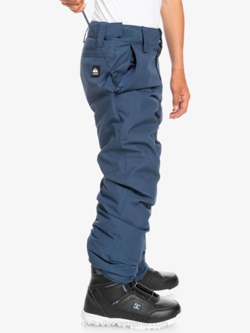insignias azules 8-16 pantalones de nieve azules con aislamiento estate 8-16 D6T4D2292 Niños Quiksilver