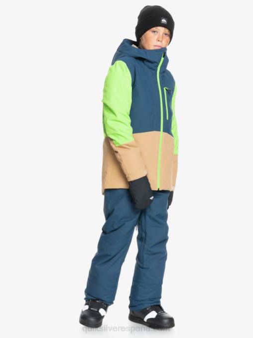 insignias azules 8-16 pantalones de nieve azules con aislamiento estate 8-16 D6T4D2292 Niños Quiksilver