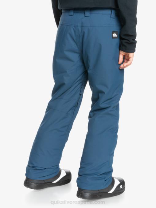 insignias azules 8-16 pantalones de nieve azules con aislamiento estate 8-16 D6T4D2292 Niños Quiksilver
