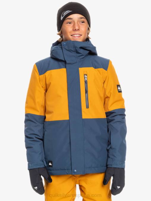 insignias azules Chaqueta técnica para la nieve 8-16 mission block D6T4D2338 Niños Quiksilver