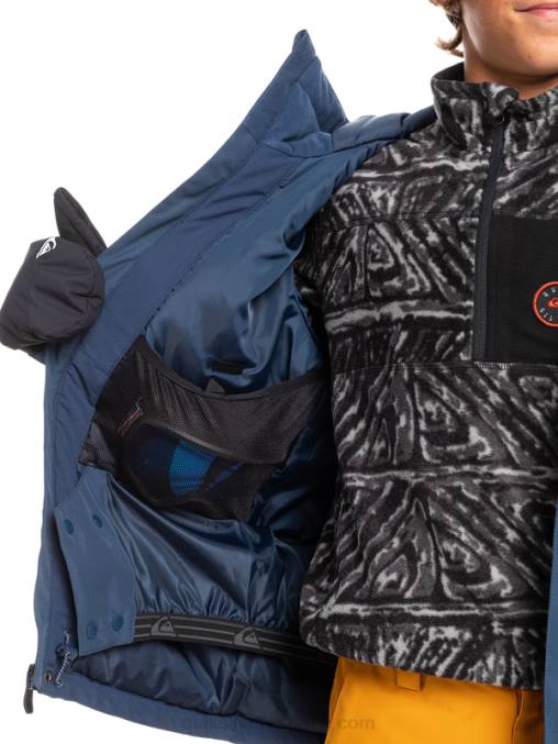 insignias azules Chaqueta técnica para la nieve 8-16 mission block D6T4D2338 Niños Quiksilver