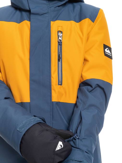 insignias azules Chaqueta técnica para la nieve 8-16 mission block D6T4D2338 Niños Quiksilver