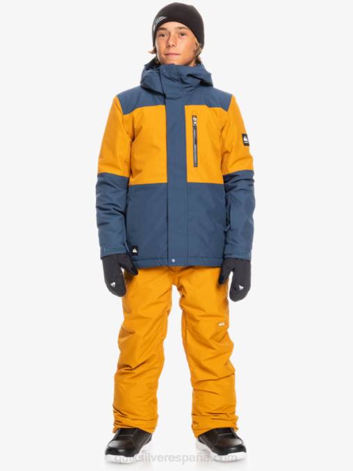 insignias azules Chaqueta técnica para la nieve 8-16 mission block D6T4D2338 Niños Quiksilver