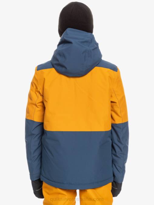insignias azules Chaqueta técnica para la nieve 8-16 mission block D6T4D2338 Niños Quiksilver