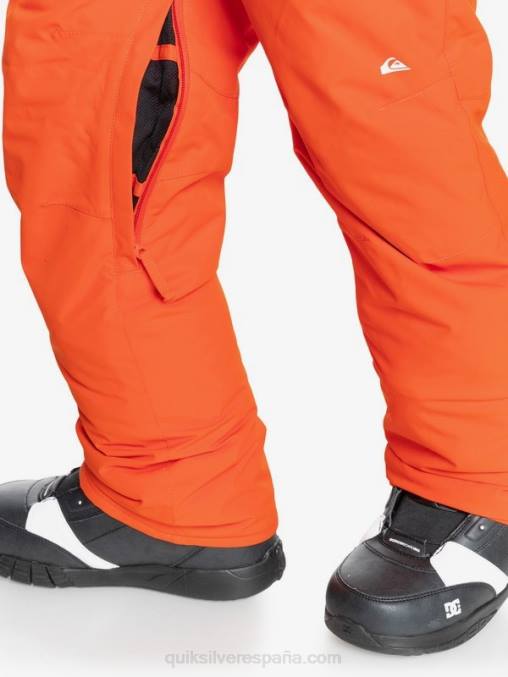 puré de calabaza 8-16 pantalones de nieve naranja con aislamiento estate 8-16 D6T4D2291 Niños Quiksilver
