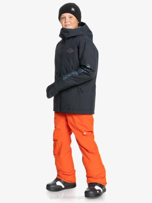 puré de calabaza 8-16 pantalones de nieve naranja con aislamiento estate 8-16 D6T4D2291 Niños Quiksilver