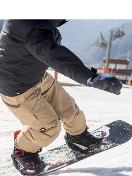 tanino 8-16 pantalones de nieve caqui con aislamiento de Porter D6T4D2260 Niños Quiksilver