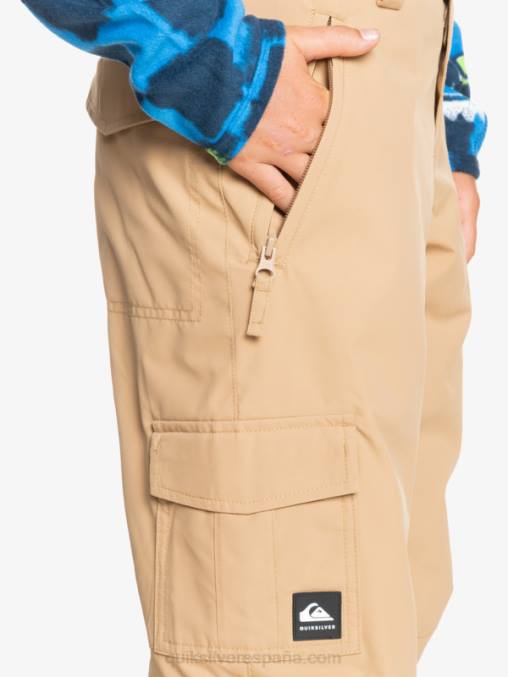 tanino 8-16 pantalones de nieve caqui con aislamiento de Porter D6T4D2260 Niños Quiksilver