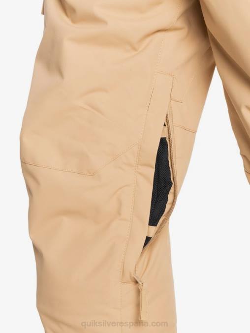 tanino 8-16 pantalones de nieve caqui con aislamiento de Porter D6T4D2260 Niños Quiksilver