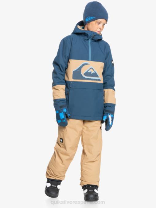tanino 8-16 pantalones de nieve caqui con aislamiento de Porter D6T4D2260 Niños Quiksilver