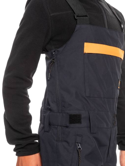verdadero negro 8-16 mash up pantalones con peto de nieve aislados D6T4D2318 Niños Quiksilver