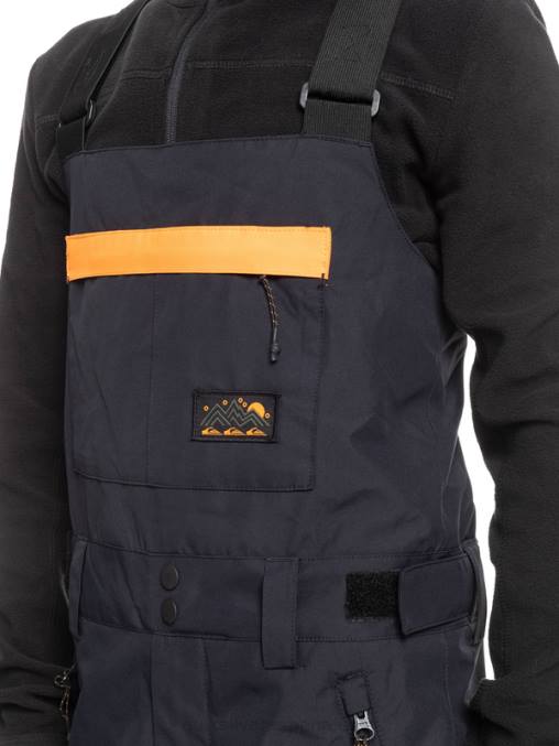 verdadero negro 8-16 mash up pantalones con peto de nieve aislados D6T4D2318 Niños Quiksilver