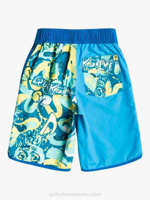 alegre 2-7 todos los días festoneado 14 bañadores D6T4D1922 Niños Quiksilver