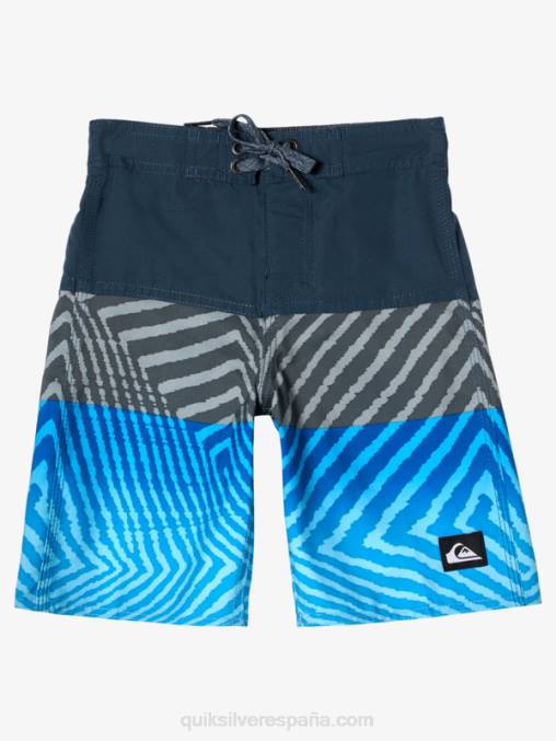 azul marino medianoche 2-7 todos los días panel 14 bañadores D6T4D1898 Niños Quiksilver