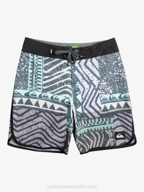 azul marino medianoche 8-16 shorts de baño highlite festoneado 16 D6T4D2147 Niños Quiksilver