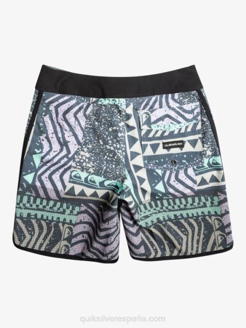 azul marino medianoche 8-16 shorts de baño highlite festoneado 16 D6T4D2147 Niños Quiksilver