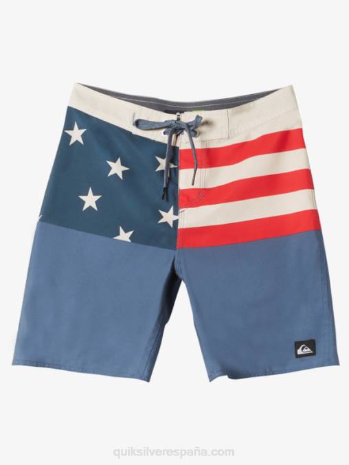 azul marino medianoche 8-16 shorts de playa diarios división 17 D6T4D1977 Niños Quiksilver