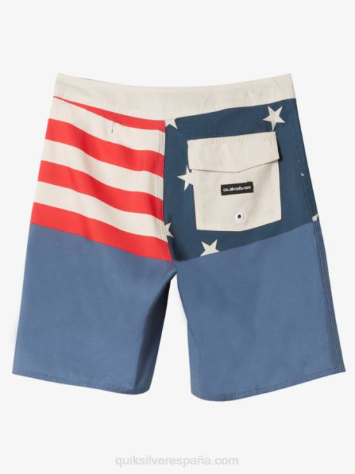 azul marino medianoche 8-16 shorts de playa diarios división 17 D6T4D1977 Niños Quiksilver