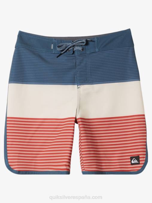 azul marino medianoche 8-16 shorts de playa surfsilk tijuana 17 D6T4D1984 Niños Quiksilver