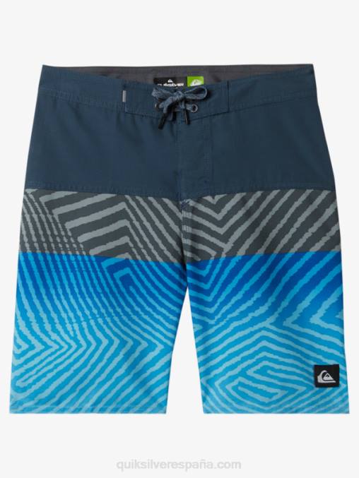 azul marino medianoche 8-16 todos los días panel 17 bañadores D6T4D1906 Niños Quiksilver
