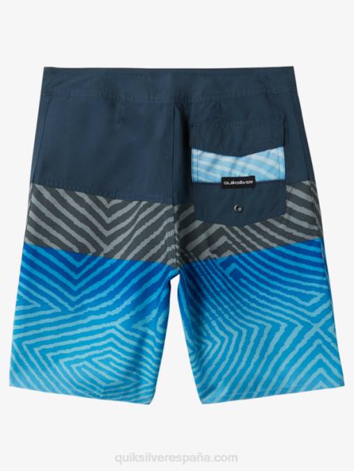 azul marino medianoche 8-16 todos los días panel 17 bañadores D6T4D1906 Niños Quiksilver