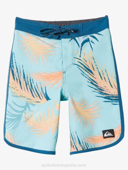 azul marroquí 2-7 surfsilk festoneado 14 bañadores D6T4D2038 Niños Quiksilver