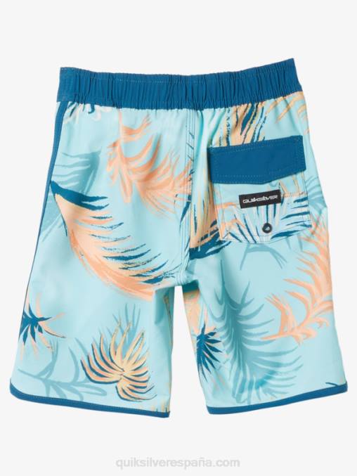 azul marroquí 2-7 surfsilk festoneado 14 bañadores D6T4D2038 Niños Quiksilver