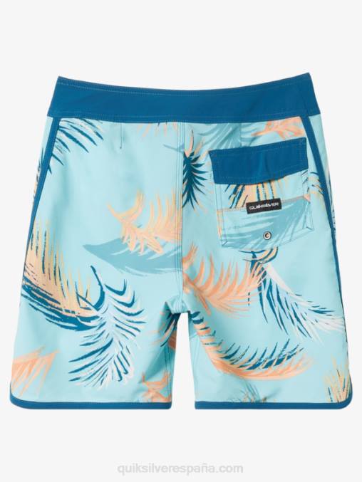 azul marroquí 8-16 surfsilk festoneado 17 bañadores D6T4D2019 Niños Quiksilver