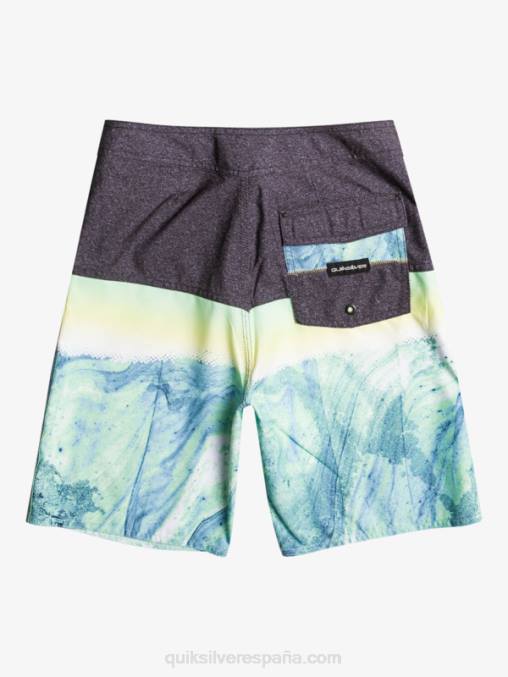 ceniza verde 8-16 panel diario yth 17 bañador D6T4D2274 Niños Quiksilver