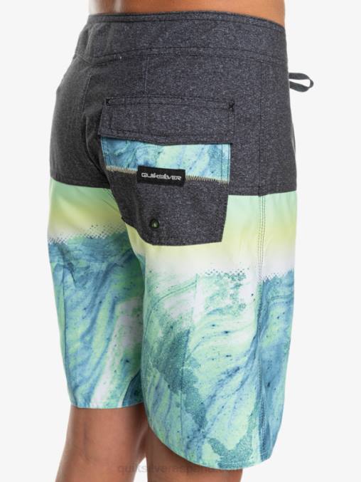 ceniza verde 8-16 panel diario yth 17 bañador D6T4D2274 Niños Quiksilver