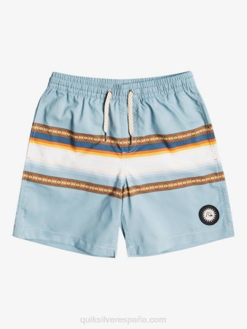 ciudadela azul 8-16 sol desteñido 15 voleas recicladas D6T4D2320 Niños Quiksilver