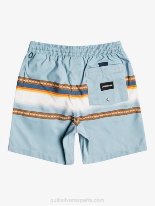 ciudadela azul 8-16 sol desteñido 15 voleas recicladas D6T4D2320 Niños Quiksilver