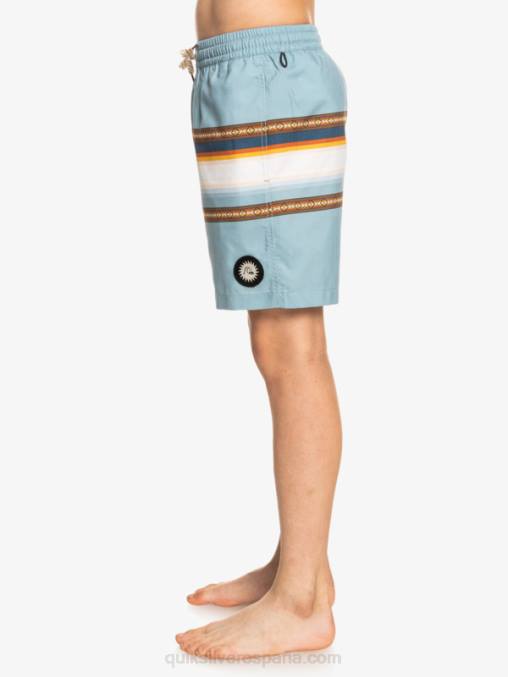 ciudadela azul 8-16 sol desteñido 15 voleas recicladas D6T4D2320 Niños Quiksilver