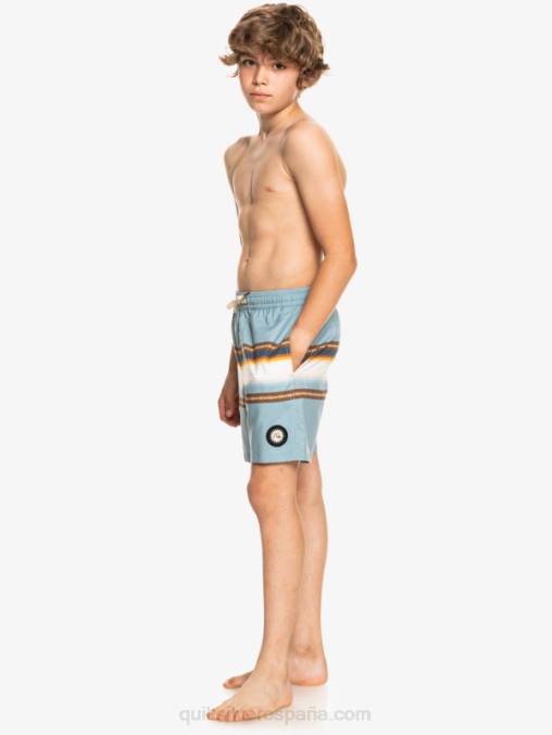 ciudadela azul 8-16 sol desteñido 15 voleas recicladas D6T4D2320 Niños Quiksilver