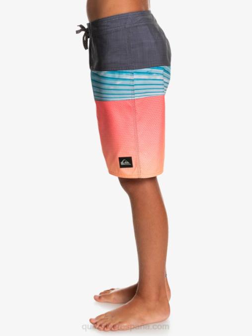 estallido de naranja 8-16 panel diario yth 17 bañador D6T4D2275 Niños Quiksilver