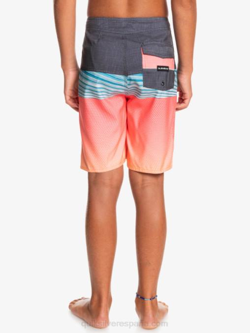 estallido de naranja 8-16 panel diario yth 17 bañador D6T4D2275 Niños Quiksilver