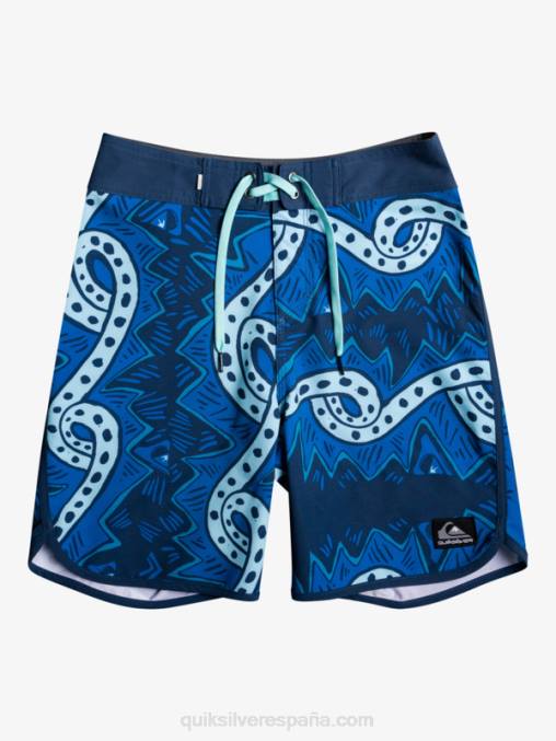 insignias azules 8-16 surfsilk retroceso 17 boardshorts D6T4D2328 Niños Quiksilver