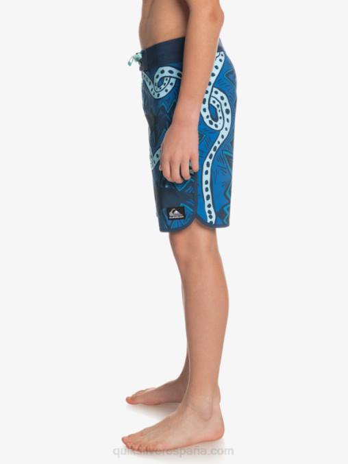 insignias azules 8-16 surfsilk retroceso 17 boardshorts D6T4D2328 Niños Quiksilver