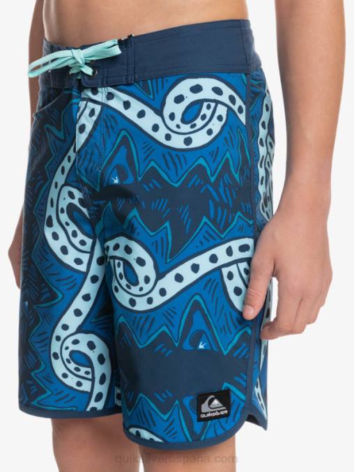 insignias azules 8-16 surfsilk retroceso 17 boardshorts D6T4D2328 Niños Quiksilver