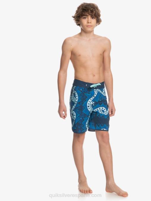 insignias azules 8-16 surfsilk retroceso 17 boardshorts D6T4D2328 Niños Quiksilver
