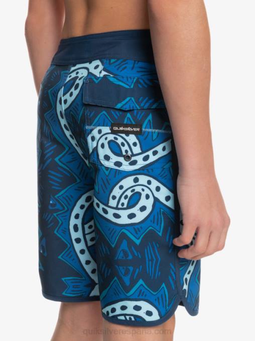 insignias azules 8-16 surfsilk retroceso 17 boardshorts D6T4D2328 Niños Quiksilver