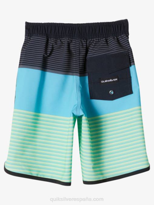 negro 2-7 bañador surfsilk tijuana 14 D6T4D1923 Niños Quiksilver