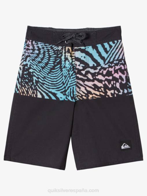 negro 2-7 todos los días división 14 bañadores D6T4D1893 Niños Quiksilver