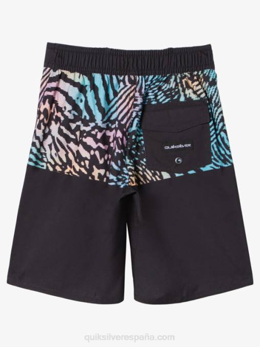 negro 2-7 todos los días división 14 bañadores D6T4D1893 Niños Quiksilver