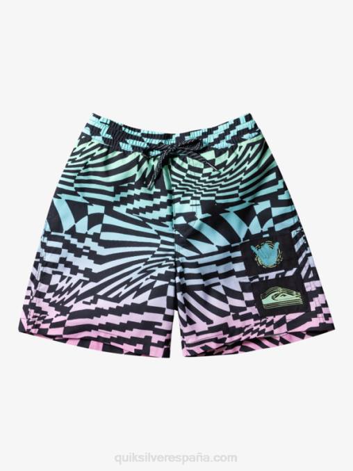 negro 8-16 radicales 14 voleas D6T4D1988 Niños Quiksilver