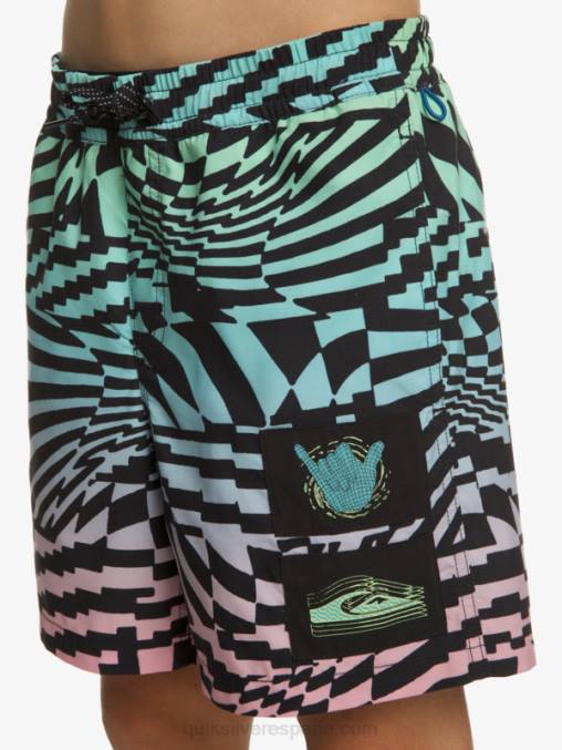 negro 8-16 radicales 14 voleas D6T4D1988 Niños Quiksilver