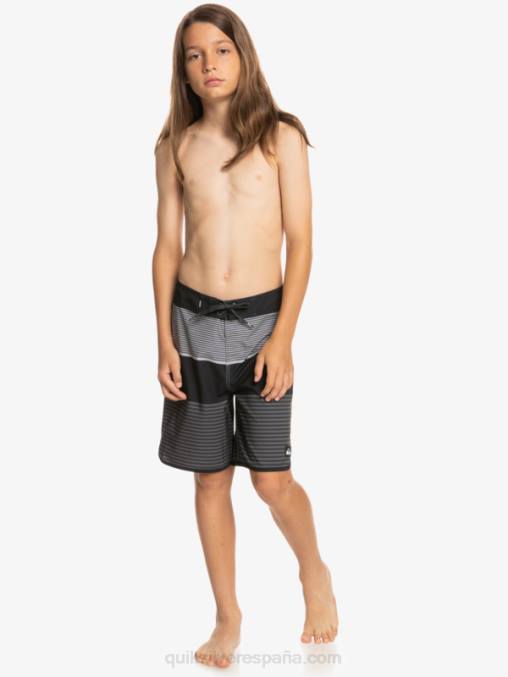 negro 8-16 shorts de playa surfsilk tijuana 17 D6T4D1987 Niños Quiksilver