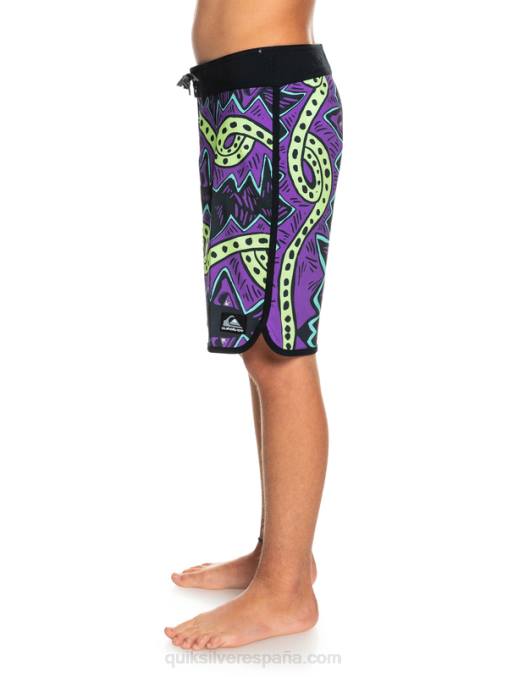 negro 8-16 surfsilk retroceso 17 boardshorts D6T4D2329 Niños Quiksilver