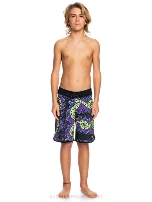 negro 8-16 surfsilk retroceso 17 boardshorts D6T4D2329 Niños Quiksilver