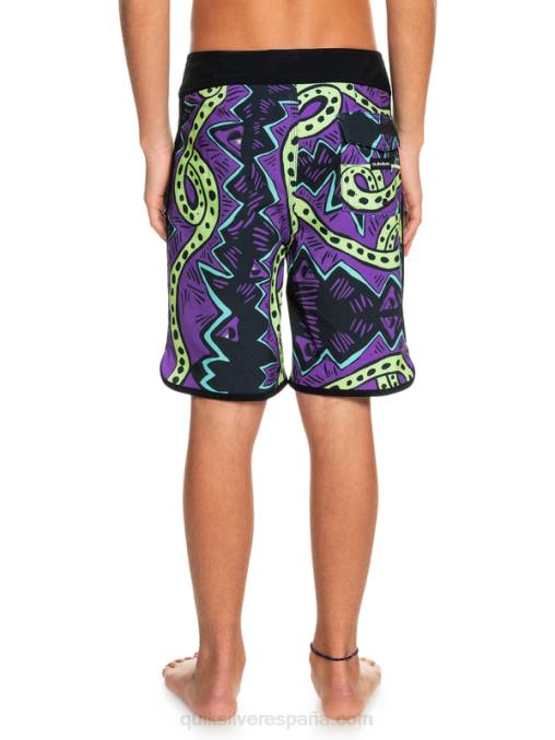 negro 8-16 surfsilk retroceso 17 boardshorts D6T4D2329 Niños Quiksilver